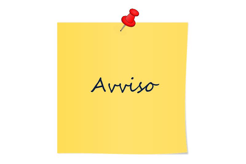 Avviso.